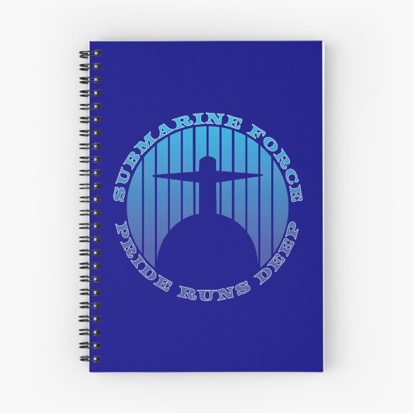Item preview, Submarine Force Pride Runs Deep Ocean Blue Clear Design designed and sold by MadMando.