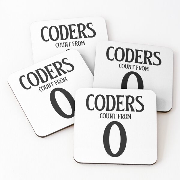 Item preview, Coders Count From 0 - Funny Programming Shirt Design For Nerds designed and sold by FoxCodeCreation.