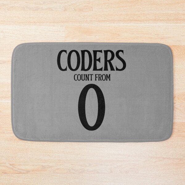 Item preview, Coders Count From 0 - Funny Programming Shirt Design For Nerds designed and sold by FoxCodeCreation.