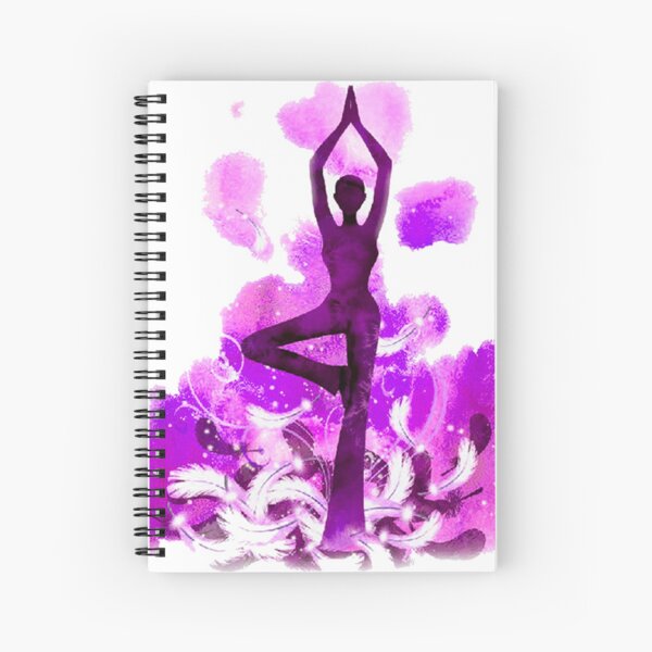 Item preview, The yoga tree pose in purple designed and sold by munaykidisenios.
