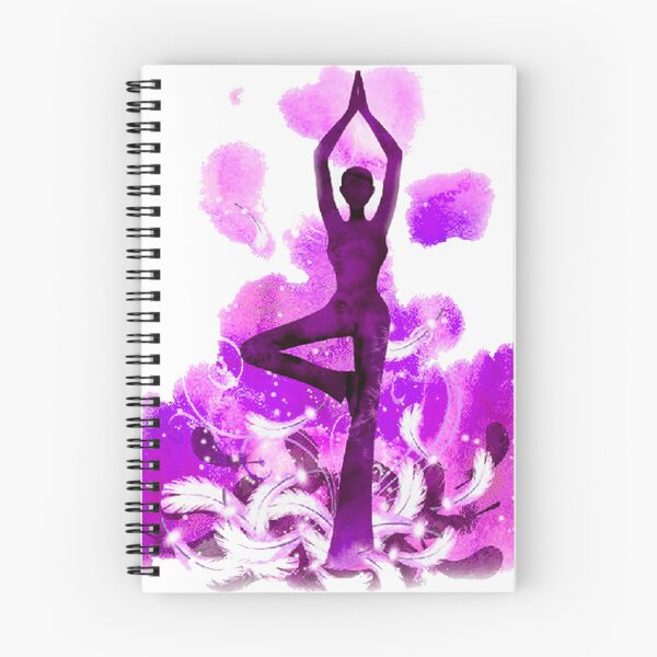 Item preview, The yoga tree pose in purple designed and sold by munaykidisenios.
