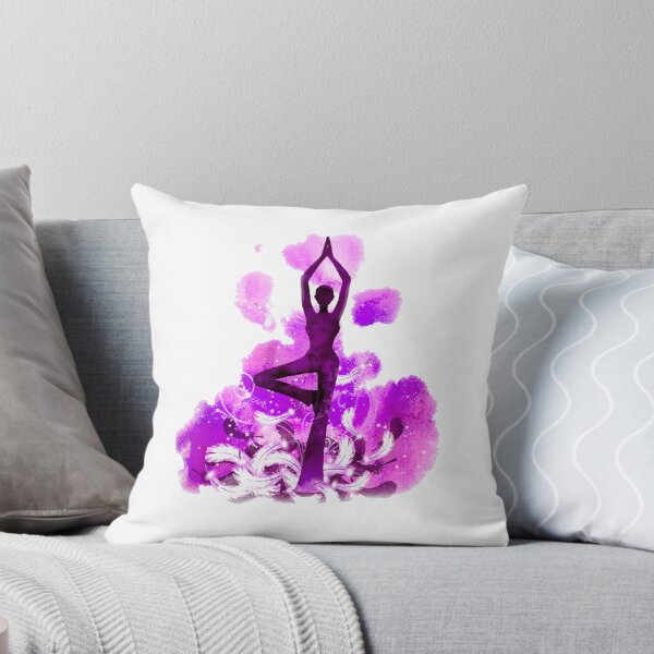 Item preview, The yoga tree pose in purple designed and sold by munaykidisenios.
