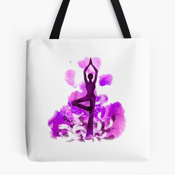 Item preview, The yoga tree pose in purple designed and sold by munaykidisenios.