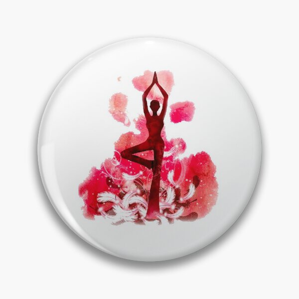 Artikelvorschau, Die Yoga-Baum-Pose in Rot entworfen und verkauft von munaykidisenios.