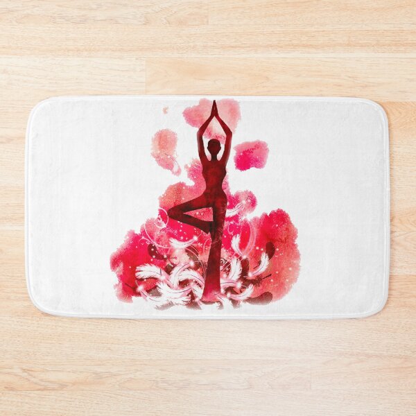 Item preview, The yoga tree pose in red designed and sold by munaykidisenios.