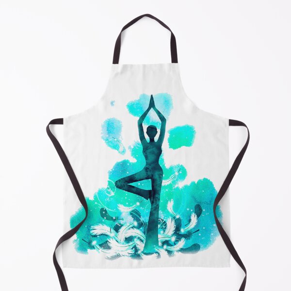 Item preview, The yoga tree pose in turquoise color designed and sold by munaykidisenios.