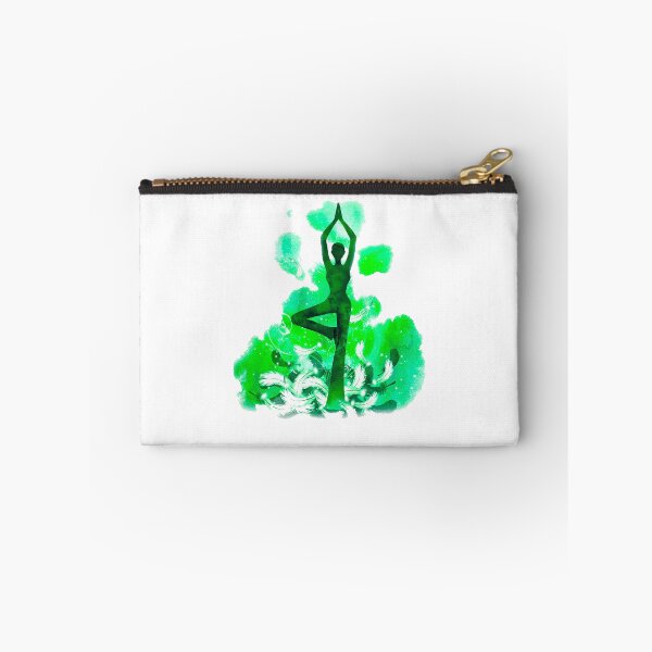 Item preview, The yoga tree pose in green color designed and sold by munaykidisenios.