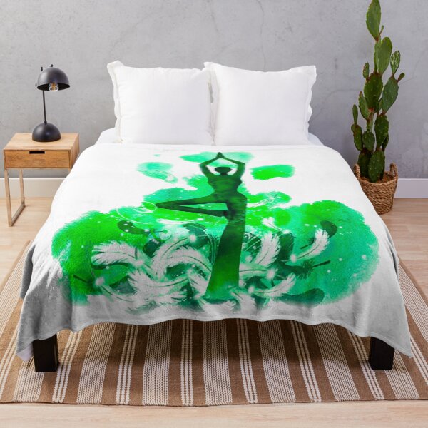 Item preview, The yoga tree pose in green color designed and sold by munaykidisenios.