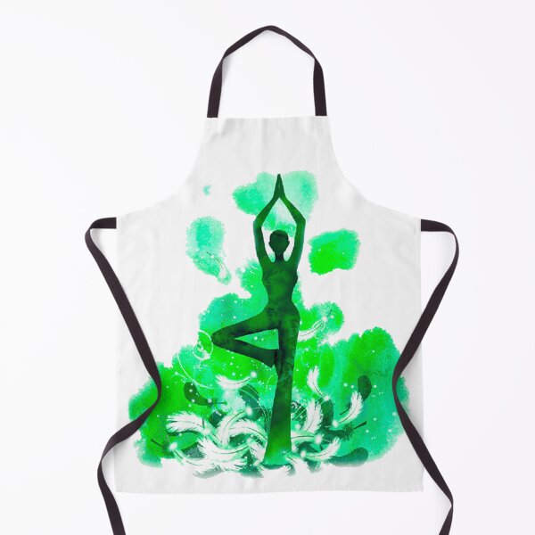 Item preview, The yoga tree pose in green color designed and sold by munaykidisenios.