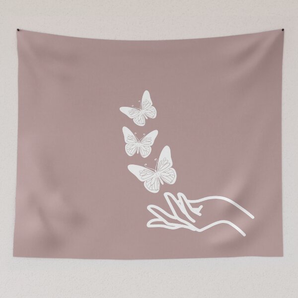 Item preview, Magical Hand Holding Butterflies designed and sold by Theleochick.