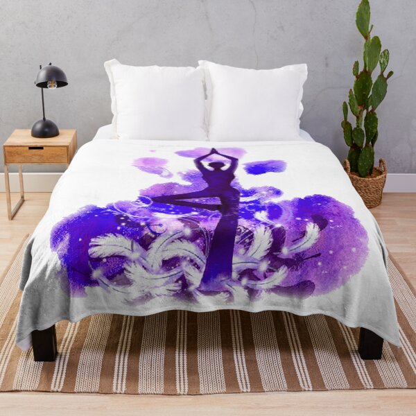 Item preview, The yoga tree pose in violet color designed and sold by munaykidisenios.