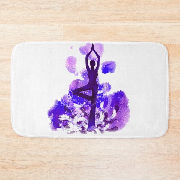 Item preview, The yoga tree pose in violet color designed and sold by munaykidisenios.