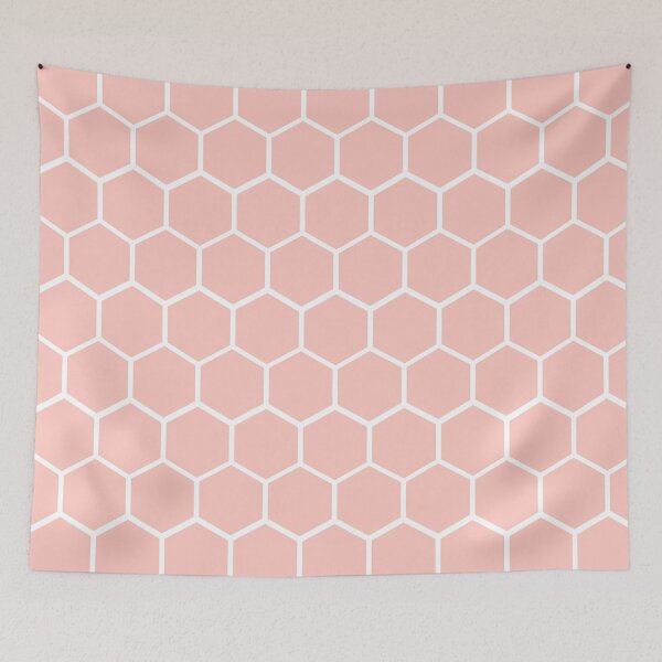 Item preview, Patrón de panal rosa suave designed and sold by AnyLeck.
