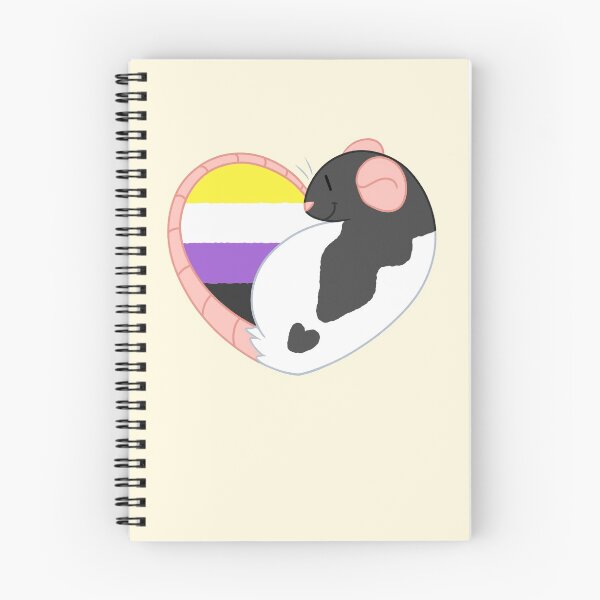 Item preview, Nonbinary Pride Rat designed and sold by Dandyrats.
