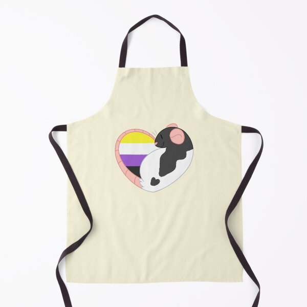 Item preview, Nonbinary Pride Rat designed and sold by Dandyrats.