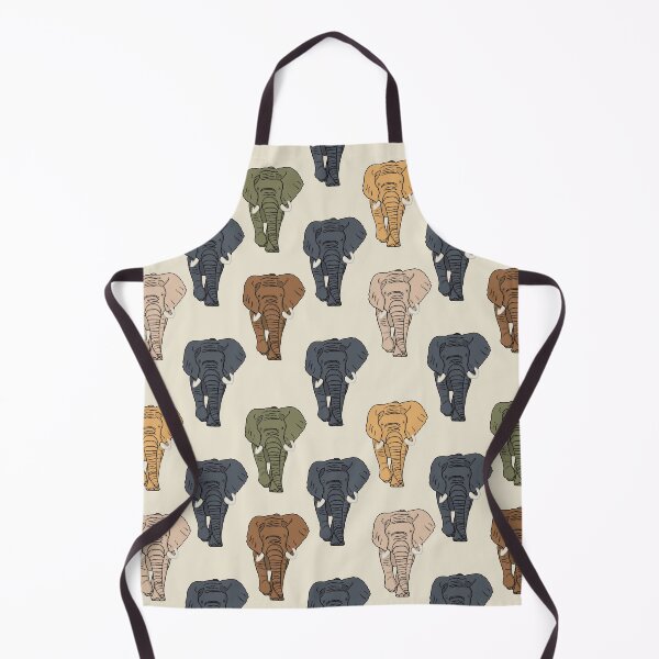 Item preview, Earth Tone Elephants, Blue Dominant designed and sold by Quick Brown Fox Canada.