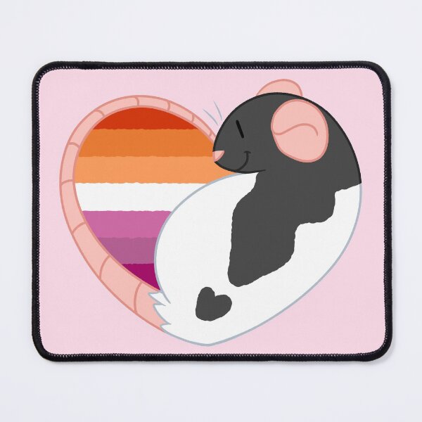 Item preview, Lesbian Pride Rat designed and sold by Dandyrats.