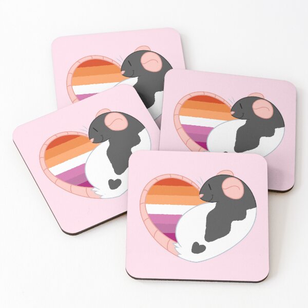 Item preview, Lesbian Pride Rat designed and sold by Dandyrats.