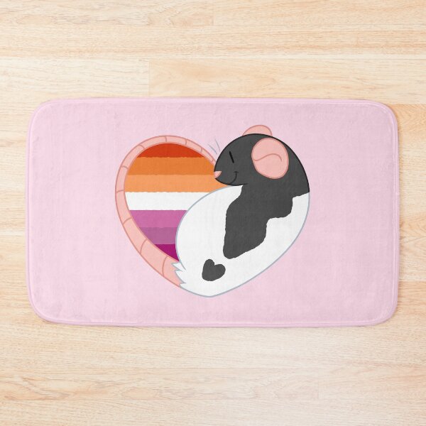 Item preview, Lesbian Pride Rat designed and sold by Dandyrats.