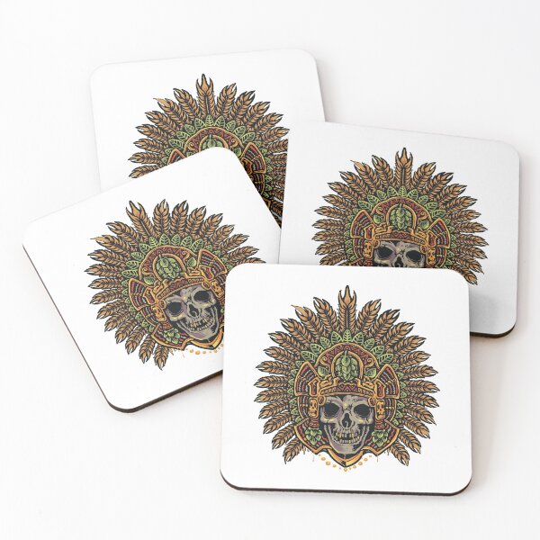 Item preview, Mayan Ancient Aztec Skull designed and sold by Vector Scout Lab.