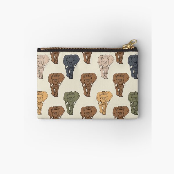 Item preview, Earth Tone Elephants, Brown Dominant designed and sold by Quick Brown Fox Canada.