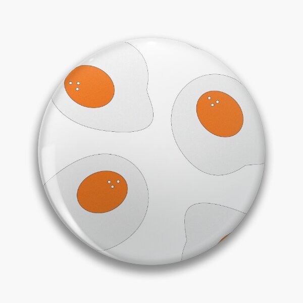 Item preview, fried eggs pattern designed and sold by pmckstudio.
