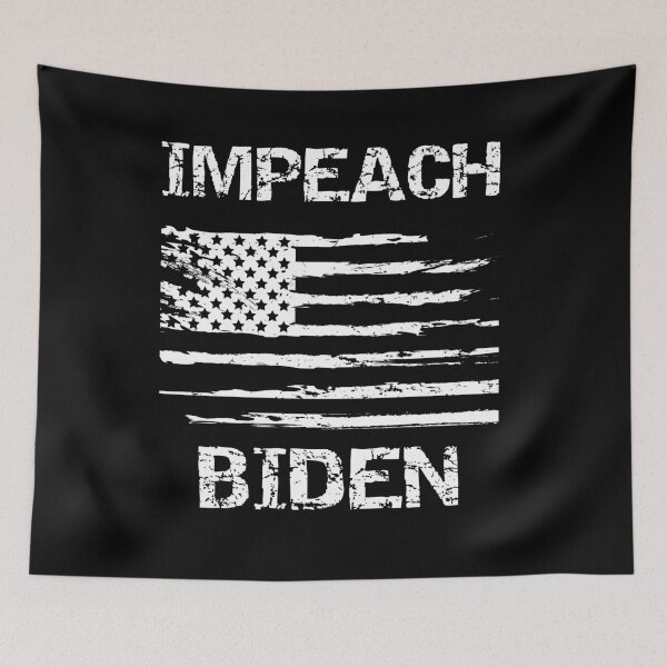 Item preview, Impeach Biden Grunge American Flag Impeach Biden Harris Pelosi - Anti-Biden designed and sold by liftdesign.
