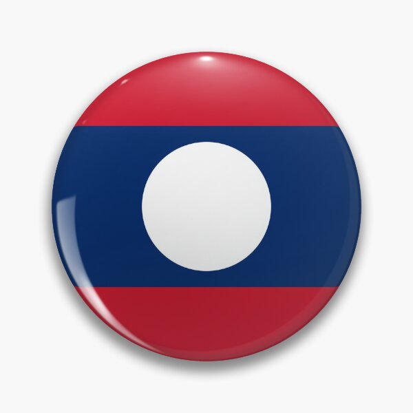 Item preview, Laos Flag designed and sold by RevolutionInPaint.