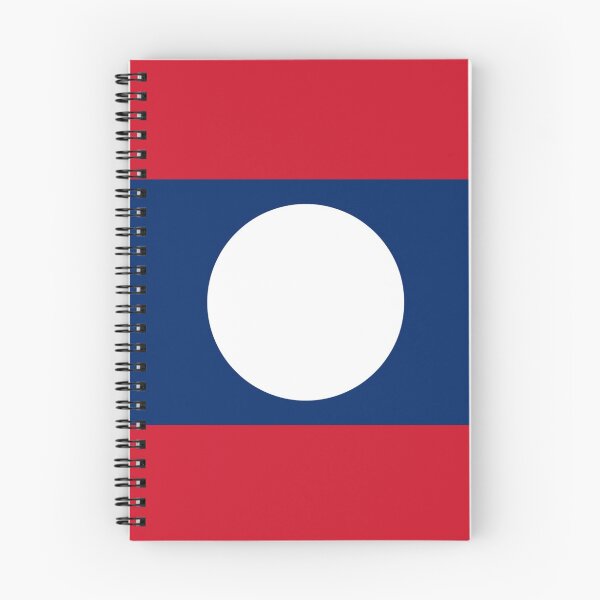 Item preview, Laos Flag designed and sold by RevolutionInPaint.