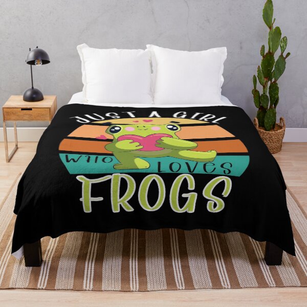 Item preview, Just a girl who loves frogs designed and sold by plussorn.
