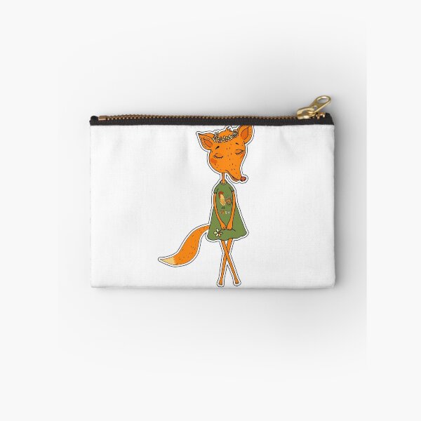 Item preview, Cute Fox girl in a dress with a rooster designed and sold by MayyaIva.