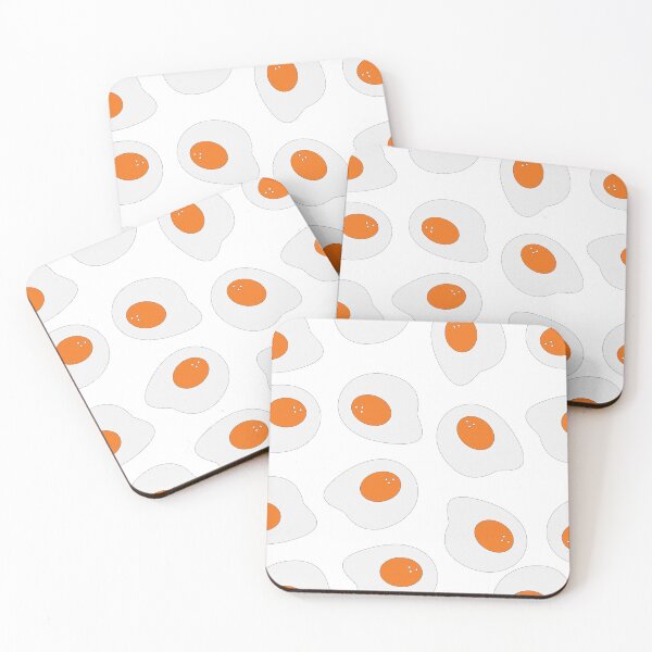 Item preview, fried eggs pattern designed and sold by pmckstudio.