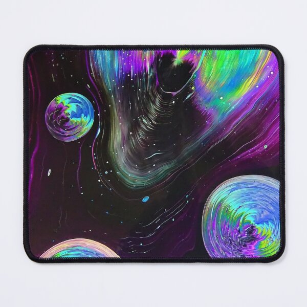 Item preview, Warped Space, Galaxy, Colorful Outer Space, Purple Planets, Worm hole, Planets, Outer space designed and sold by Nostrathomas66.