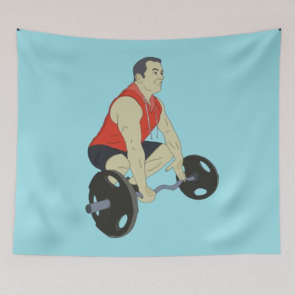 Item preview, Bodybuilder Lifting Weights designed and sold by muscledaddies.