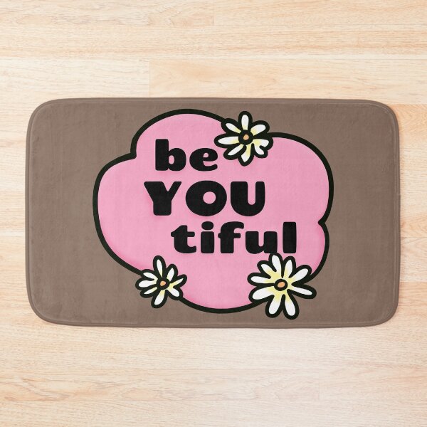 Item preview, Beautiful BeYOUtiful Pink Cloud With Daisies - Kawaii Motivational Aesthetic designed and sold by ViewerEqualsPhoton.