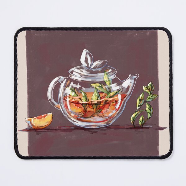 Item preview, peach flavoured black tea teapot designed and sold by poki-art.