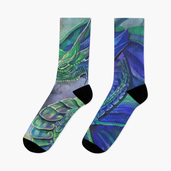 Item preview, Blue and Green Dragon designed and sold by Dawn Paws.