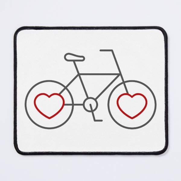 Item preview, Bicycle with heart shaped tires. designed and sold by TashaVector.