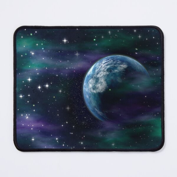 Item preview, Outer space illustration, earth, stars, galaxy, space dust, nebula,  designed and sold by Nostrathomas66.