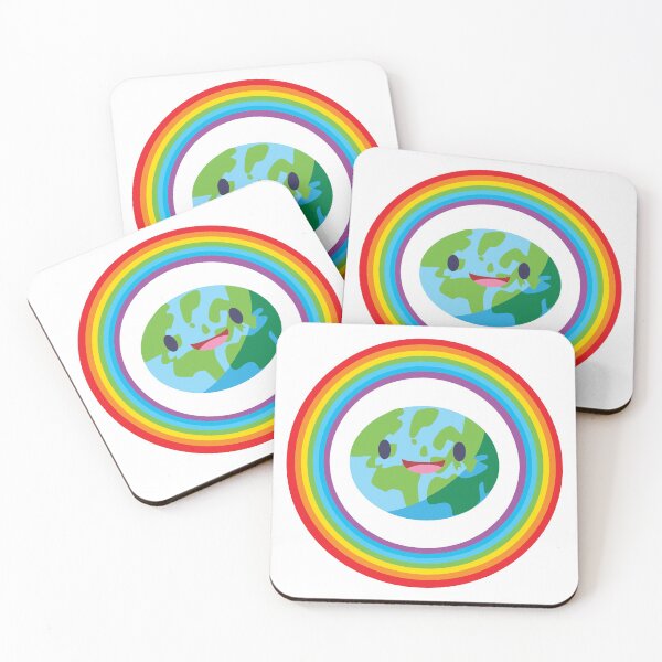 Item preview, happy planet earth with a rainbow designed and sold by duxpavlic.