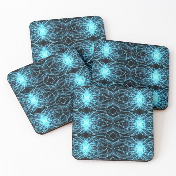 Item preview, Liquid Light Series #1 ~ Blue Abstract Fractal Pattern designed and sold by Ascension Vibrations.