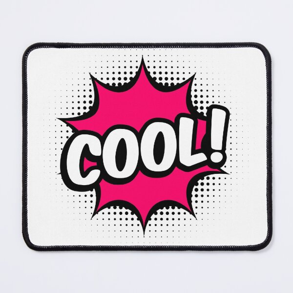Item preview, COOL comic style text in red speech bubble. designed and sold by TashaVector.