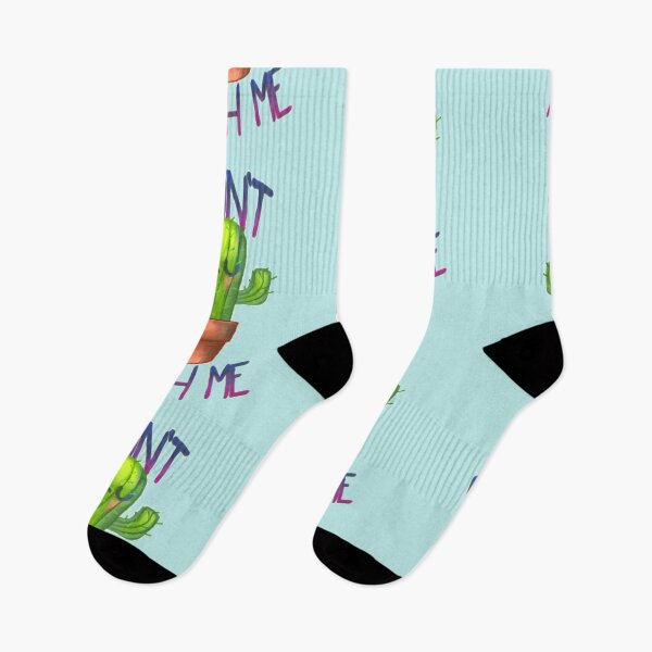 Item preview, Cute Painted Anitsocial Don't Touch Me Cactus designed and sold by stilo29.