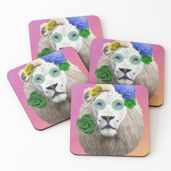 Item preview, White Lion as Spirit Animal designed and sold by Loveday Funck.