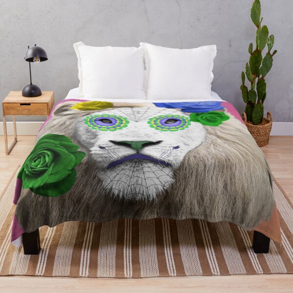 Item preview, White Lion as Spirit Animal designed and sold by Loveday Funck.