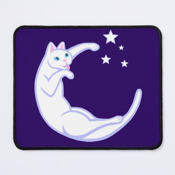 Item preview, Playful Lunar Cat Moon and Stars designed and sold by Deborah Camp.