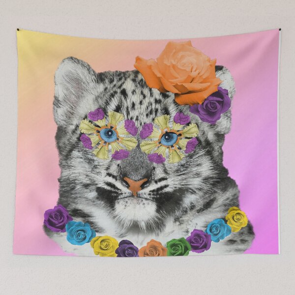 Item preview, Snow Leopard as Spirit Animal designed and sold by Loveday Funck.