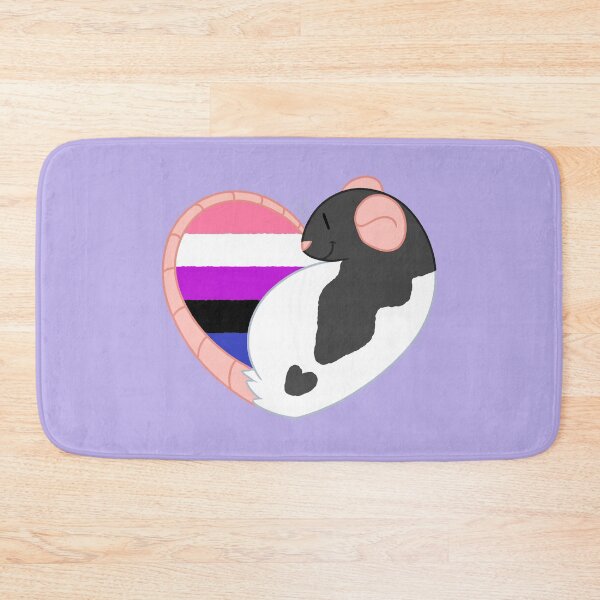 Item preview, Genderfluid Pride Rat designed and sold by Dandyrats.
