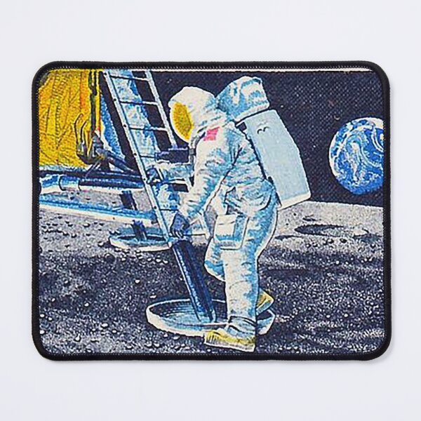 Item preview, First Man on the Moon 10 cent US Postage Stamp, Apollo 11, Neil Armstrong, Lunar Landing, July 1969, Space Suit,  designed and sold by Nostrathomas66.