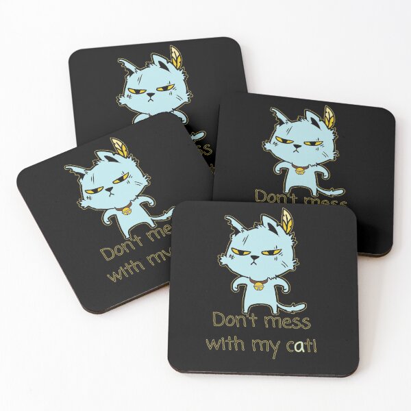 Item preview, Don't Mess With My Cat Brave Blue Tomcat designed and sold by BeeZBeez.